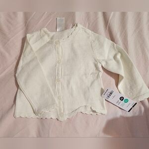 Baby girl,cream, cardigan